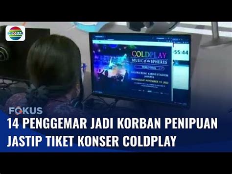 14 Orang Jadi Korban Penipuan Jastip Tiket Konser Coldplay Kerugian