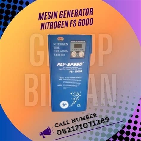 Jual Mesin Generator Nitrogen Tipe Mrek Flu Speed 6000 Mesin Nitrogen