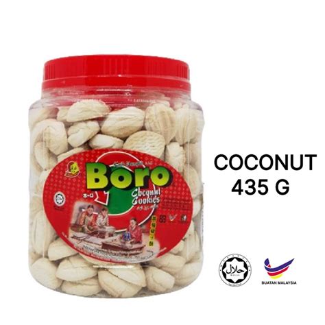 Diamond Boro Kuih Bangkit Coconut Cookies Pandan Cookies G Shopee