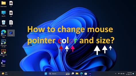 How To Change Mouse Pointer Color And Size In Windows 11 YouTube