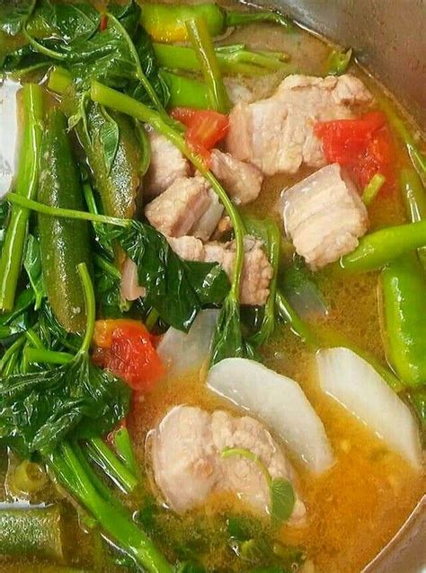 Sinigang Na Baboy Easy Filipino Recipes Easy Chinese Recipes Filipino