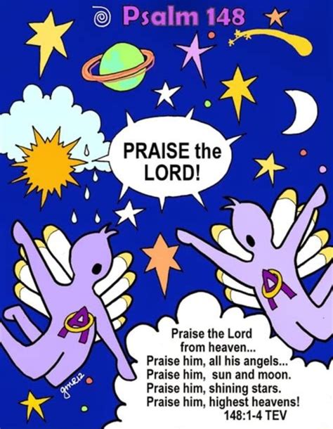 Psalm 148 PRAISE LOR The Praise The Lord From Heaven Praise Him All