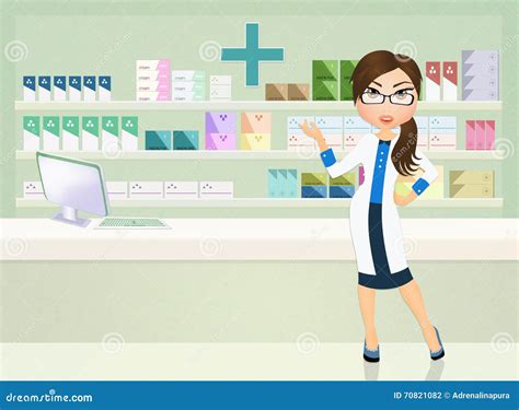 Pharmacien Illustration Stock Illustration Du Calmeur 70821082