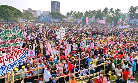 Clashes Between Two Groups In BNP Rajshahi Rally