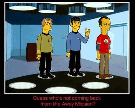 Star Trek The Big Bang Theory In Simpsons Search