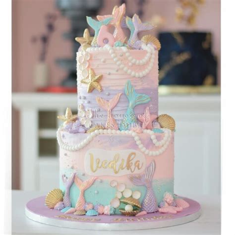 Mermaid Cake 40 The House Of Cakes Dubai