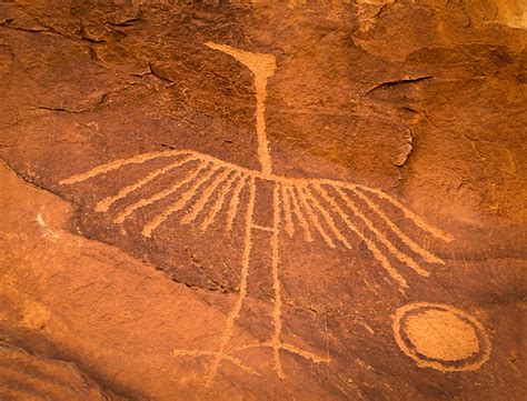 The Big Crane Petroglyph Comb Ridge Utah Robert Shea Flickr