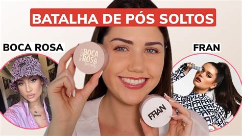 Comparativo P Solto Boca Rosa Beauty E P Solto Plush Fran Youtube