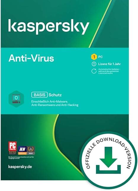 Kaspersky Anti Virus Standard Ger T Jahr Windows