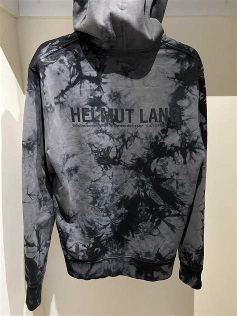 Helmut Lang Helmut Lang Tie Dyed Logo Dart Back Hoodi… Gem