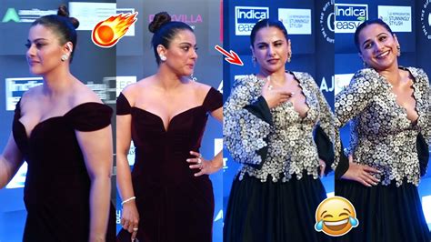 See How Vidya Balan Teasing Kajol Devgan Infront Of Media Pinkvilla