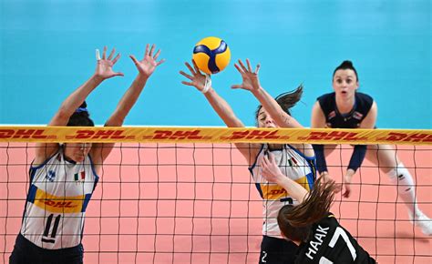 Live Italia Francia Nations League Femminile Volley