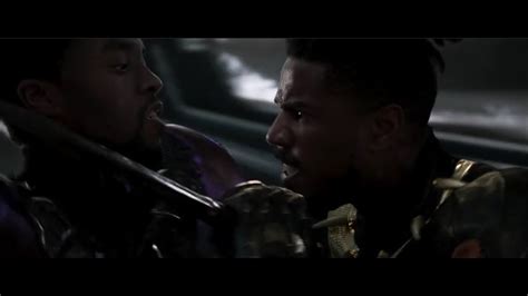 Black Panther T Challa Vs Killmonger Full Fight Final Battle Hd