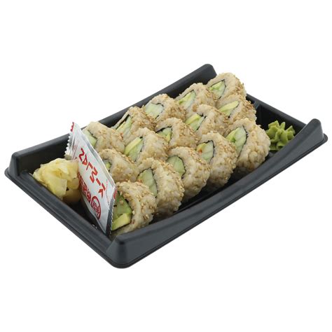 H E B Sushiya California Sushi Roll Value Pack Brown Rice Shop