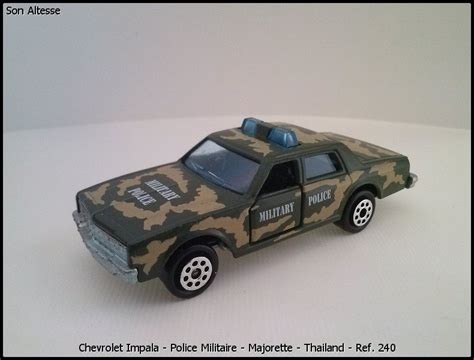 Chevrolet Impala Police Militaire Majorette Thailand Ref 240