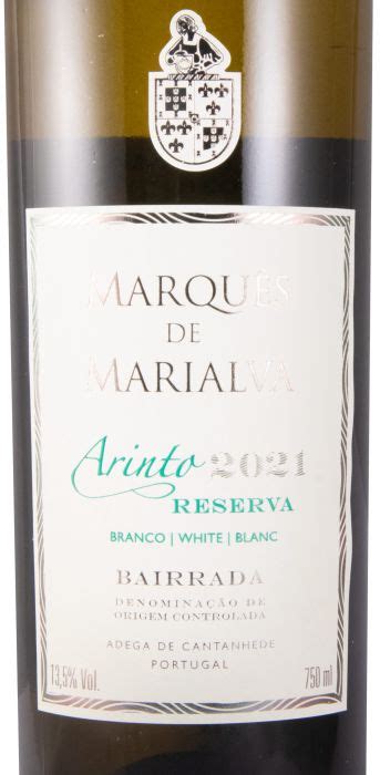 Marqu S De Marialva Arinto Reserva Branco