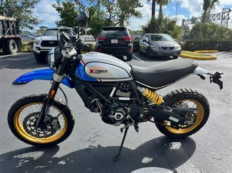 Ducati Scrambler Desert Sled Sparking Blue For Sale In Pompano