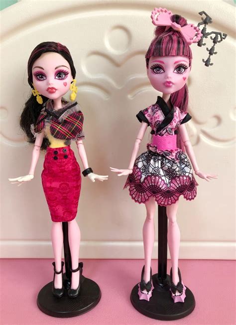 Lot 7 Monster High Draculaura Exchange Sweet 1600 W Accessories And