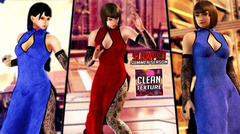 Tekkenmods Annas T3 Dress Fully Silk Clean Texture