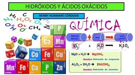 HIDRÓXIDOS Y ÁCIDOS OXÁCIDOS YouTube