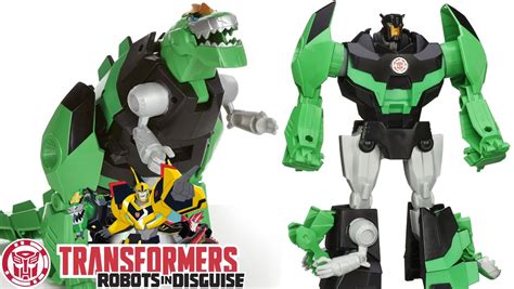 Robots In Disguise Toys Grimlock Dinobot Green Dinosaur Transformer