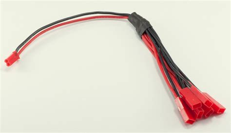 Rc Dual Fan Wiring Harness Jst Plug Splitter 1m6f Plug And Play This Harness