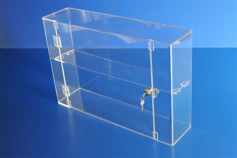 Lockable Display Cabinet Acrylic 400 X 600 X 150mm Etsy