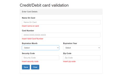 Custom Credit Card Validation In Angular Tutorial