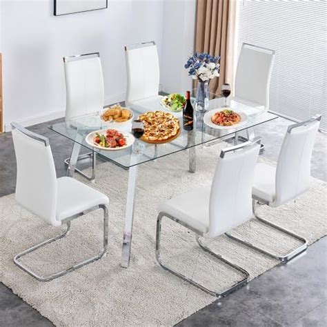 I Tested The Elegance Of A White And Silver Dining Room Table Here S