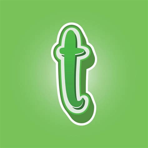 3d illustration of small letter t 20847804 Vector Art at Vecteezy