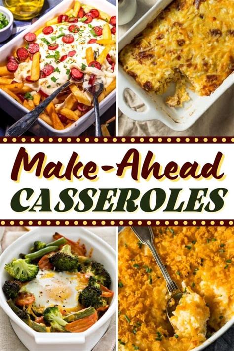 Easy Make Ahead Casseroles Insanely Good