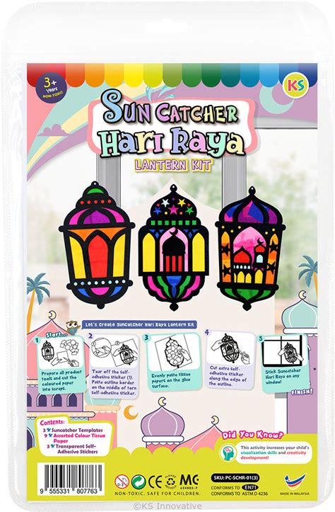 Suncatcher Hari Raya Lantern Kit 3 In 1