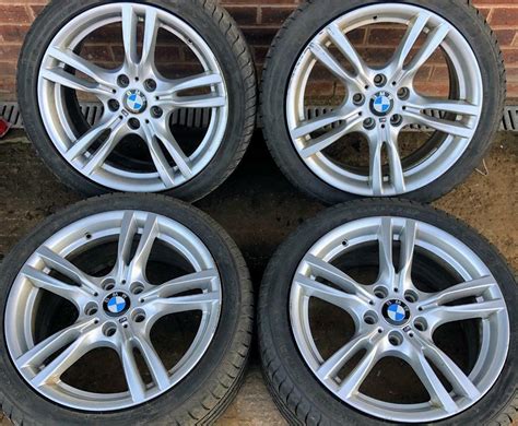 Bmw 3 Series F30 18 Inch M Sport Alloy Wheels 5 X 120 Genuine Staggered Style 400 F31 E90 E92