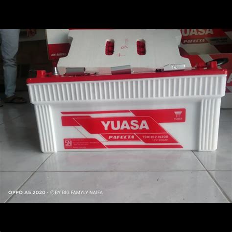 Jual Aki Basah Yuasa N200 12V 200AH Surabaya Aki Surabaya