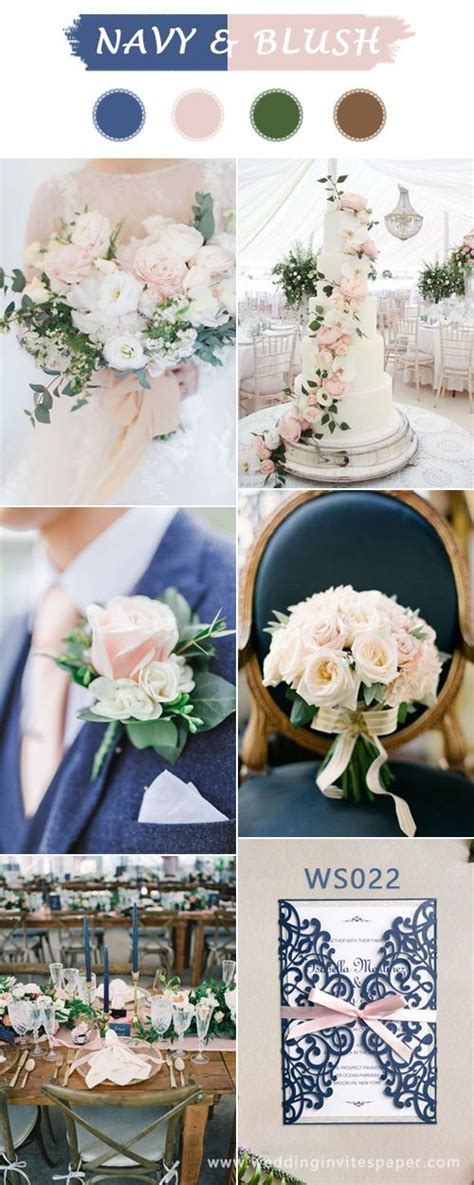 Top 5 Early Spring Navy Blue Wedding Color Palettes Blue Wedding Bouquet Wedding Colors Blue