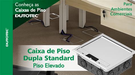 Caixas De Piso Dutotec Dupla Standard Para Piso Elevado Blog Dutotec