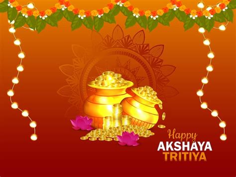 Premium Vector Banner Design Of Happy Akshaya Tritiya Festival Template