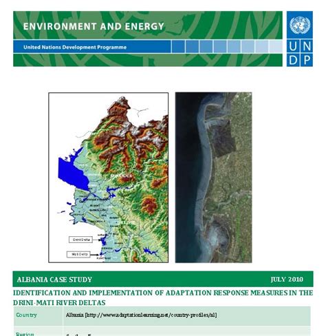 UNDP-ALM Case Study: Albania, 2010 | UNDP Climate Change Adaptation