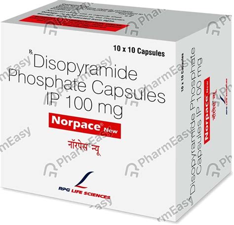 Buy Norpace 100 MG Capsule 10 Online At Flat 15 OFF PharmEasy