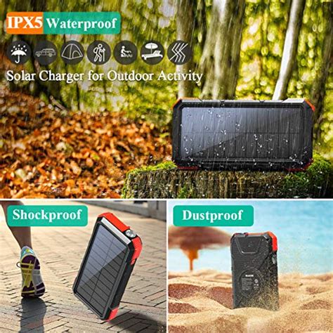 Blavor Solar Power Bank Pd 18w Qc30 Fast Charging 10w Wireless Charger 20000mah Solar Powered