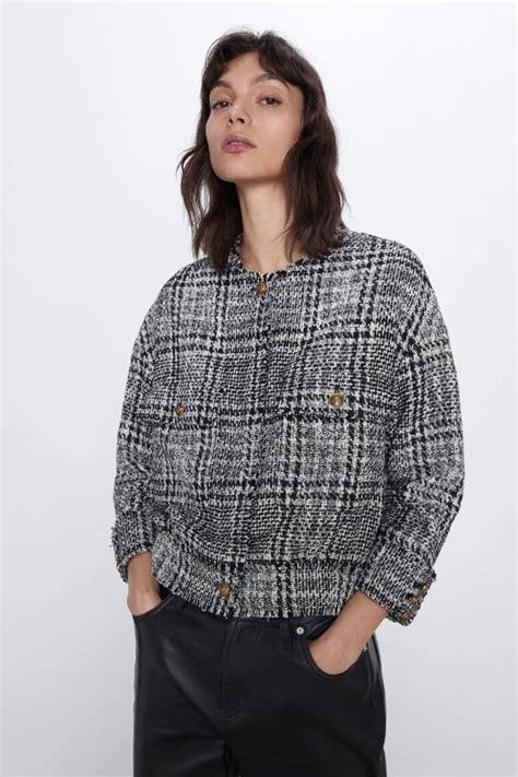 Жіночі блейзери | ZARA Україна | Tweed fashion, Tweed, Tweed jacket