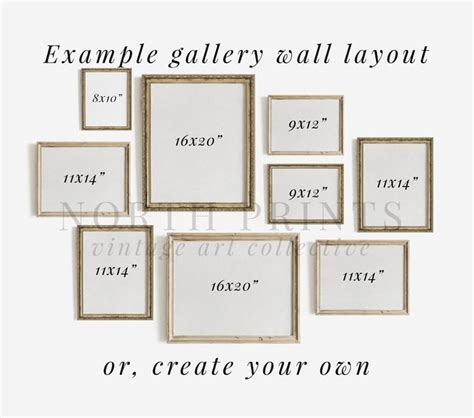 Printable Vintage Gallery Wall Art Set Antique Prints Warm Etsy Canada