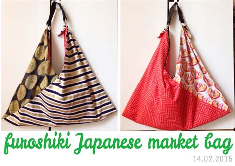 Reversible Furoshiki Inspired Japanese Origami Market Bag Cloth Bags