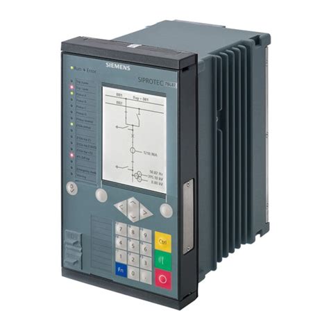 Differential Protection Relay SIPROTEC 7SL Series Siemens Energy