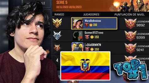 Desbaneado Subiendo Por El Top Global Codm Youtube