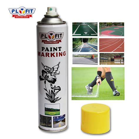 Fast Drying Road Marking Paint 650ml 750ml Line Marking Spray Paint