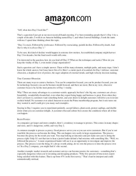 Jeff Bezos' 2016 Letter to Amazon Shareholders