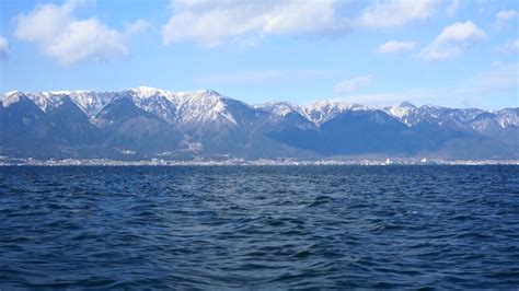 Yukimi Boat Cruise That Runs North South On Lake Biwa In Winter Hyakkei