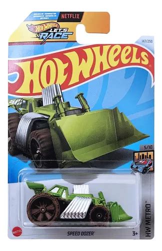 Hot Wheels Trator Máquina Speed Dozer Hw Metro Lote H MercadoLivre