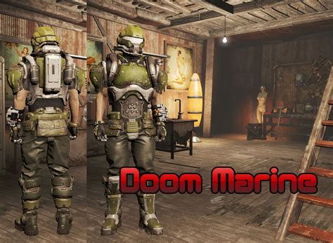 Bazoongas Workshop Doom Marine Male Armor Bodislide Support